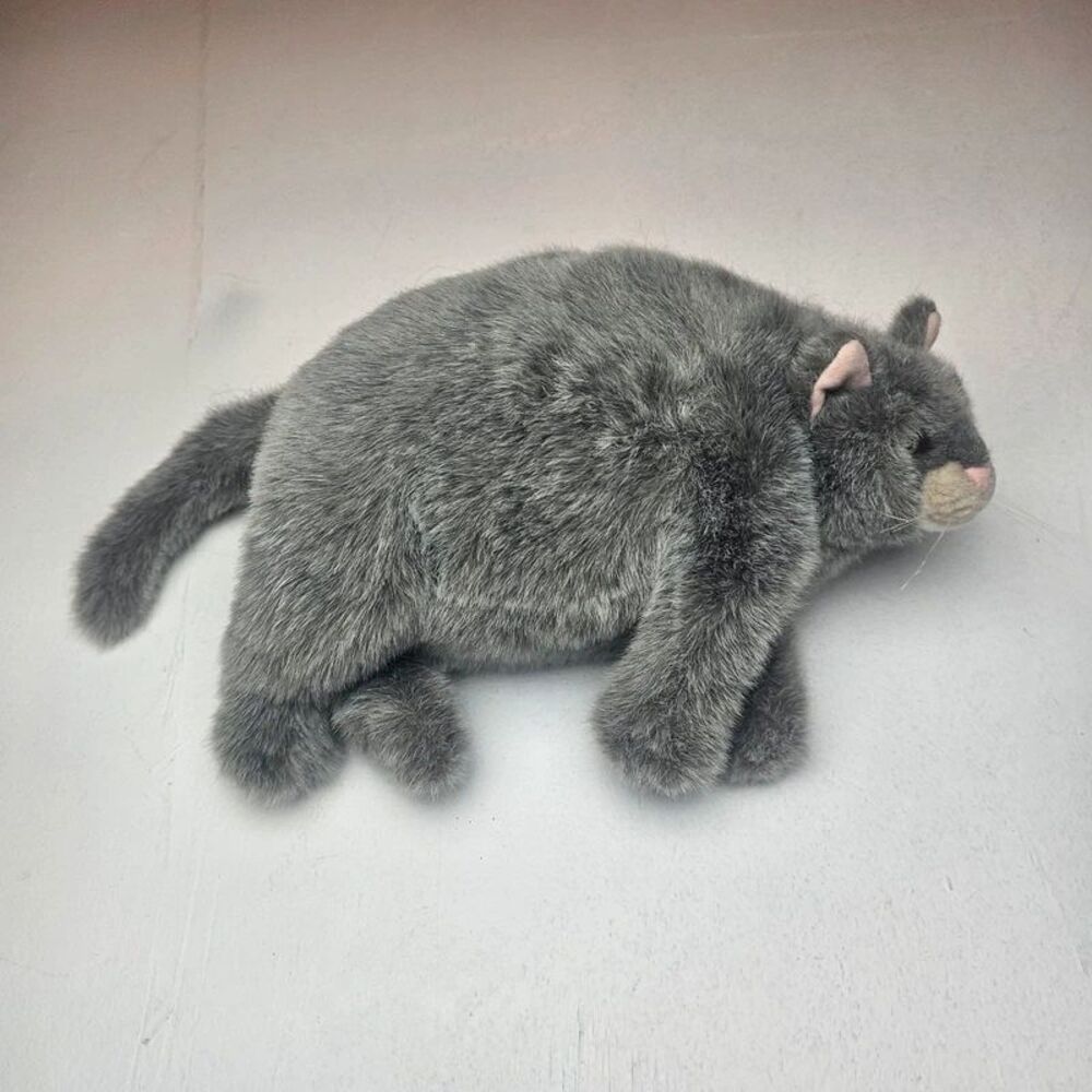 vintage Dakin Applause Duchess Fat Gray Cat plush